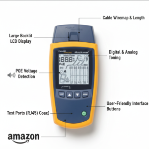 MS2-100 Fluke Networks MicroScanner 2 Cable Verifier