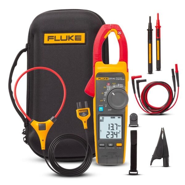 Fluke -377- FC Non-Contact Voltage True-rms AC/DC Clamp Meter with iFlex