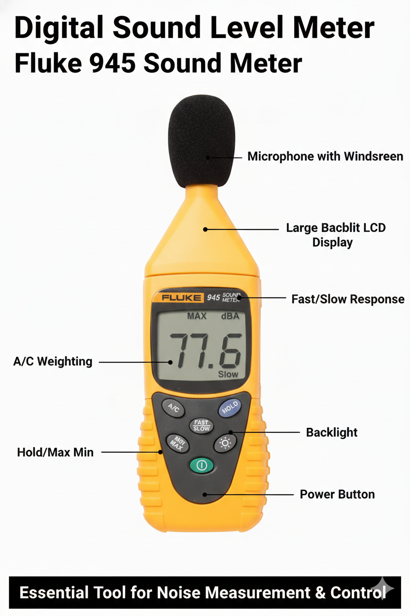 Fluke -945- Sound Level Meter