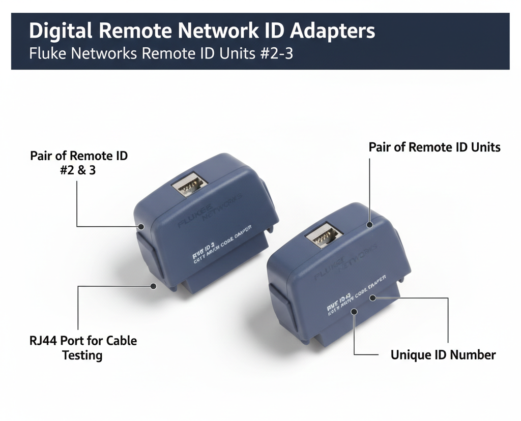 DSX-PC6S -Fluke CAT 6 Patch Cord Adapters for Network Testing