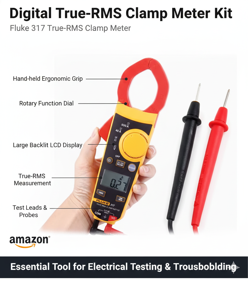 Fluke 317- Fluke Digital Clamp Meter