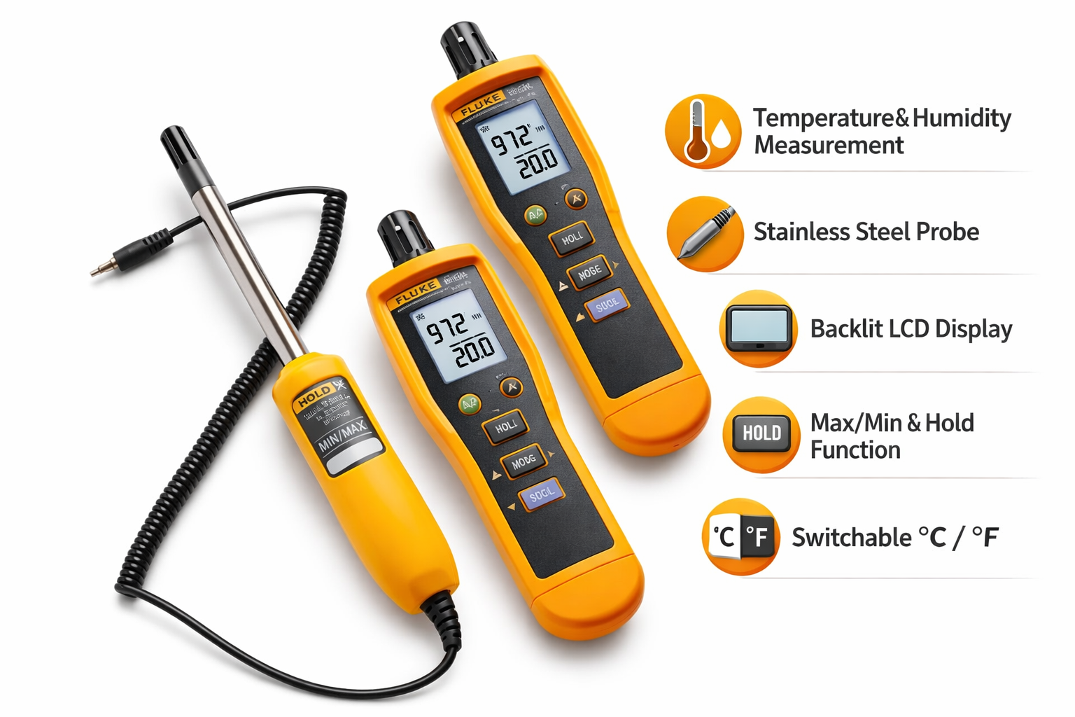 Fluke - 972B - Thermo Hygrometer