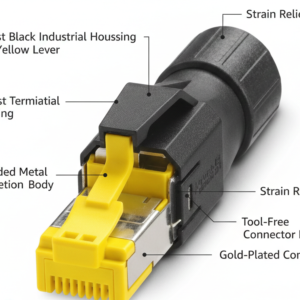 VS-08-RJ45-5-Q/IP20 - Phoenix Contact RJ45 Connector Field & Terms Plug