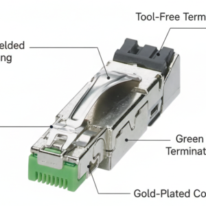 CUC-IND-C1ZNI-S/R4IP8 - Phoenix Contact RJ45 Shielded Connector