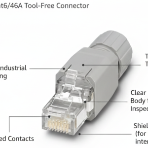 VS-PN-RJ45-5-Q/IP20 - Phoenix Contact RJ45 Connector Field & Terms Plug